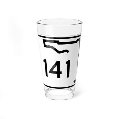 Florida 141 (Florida) (Road Sign) Pint Glass 16oz 16oz - Go Mug Yourself