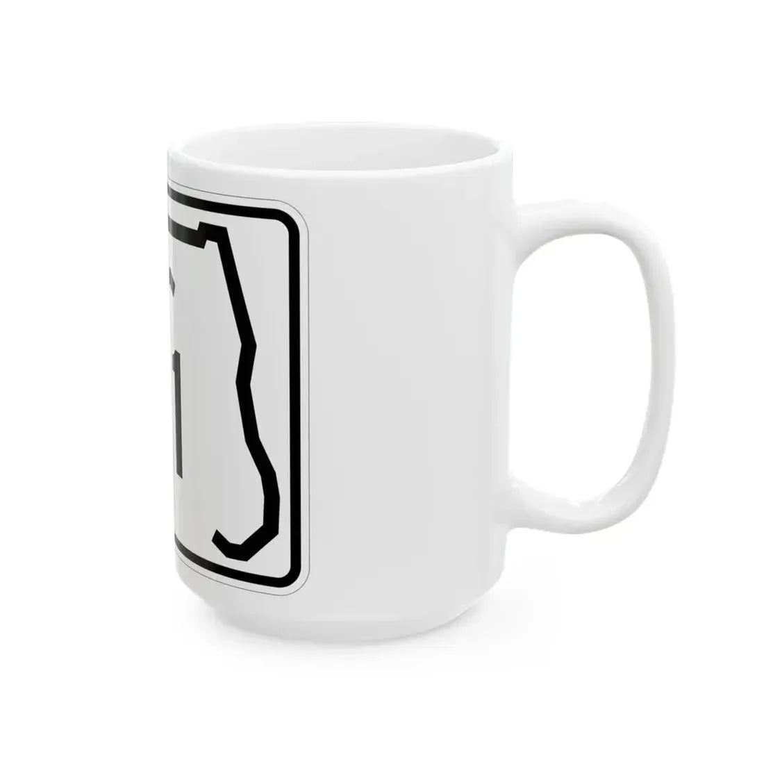 Florida 141 (Florida) (Road Sign) White Coffee Mug - Go Mug Yourself