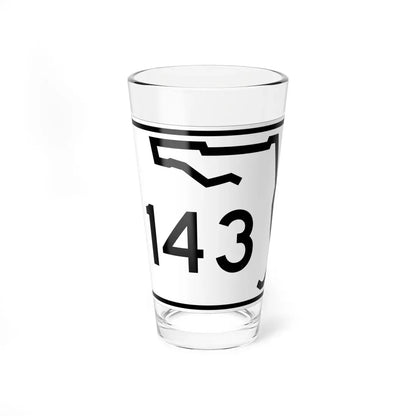 Florida 143 (Florida) (Road Sign) Pint Glass 16oz 16oz - Go Mug Yourself