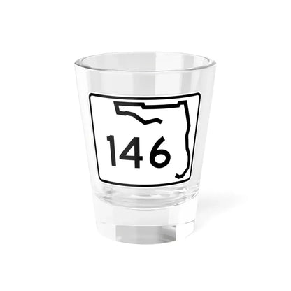 Florida 146 (Florida) (Road Sign) Shot Glass 1.5oz 1.5oz - Go Mug Yourself