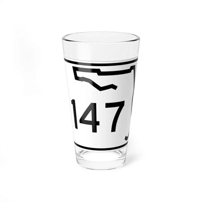 Florida 147 (Florida) (Road Sign) Pint Glass 16oz 16oz - Go Mug Yourself