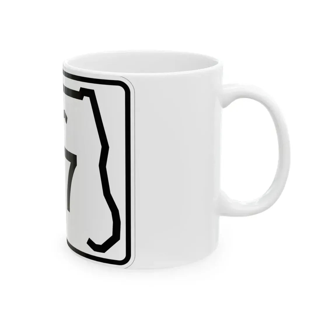 Florida 147 (Florida) (Road Sign) White Coffee Mug - Go Mug Yourself