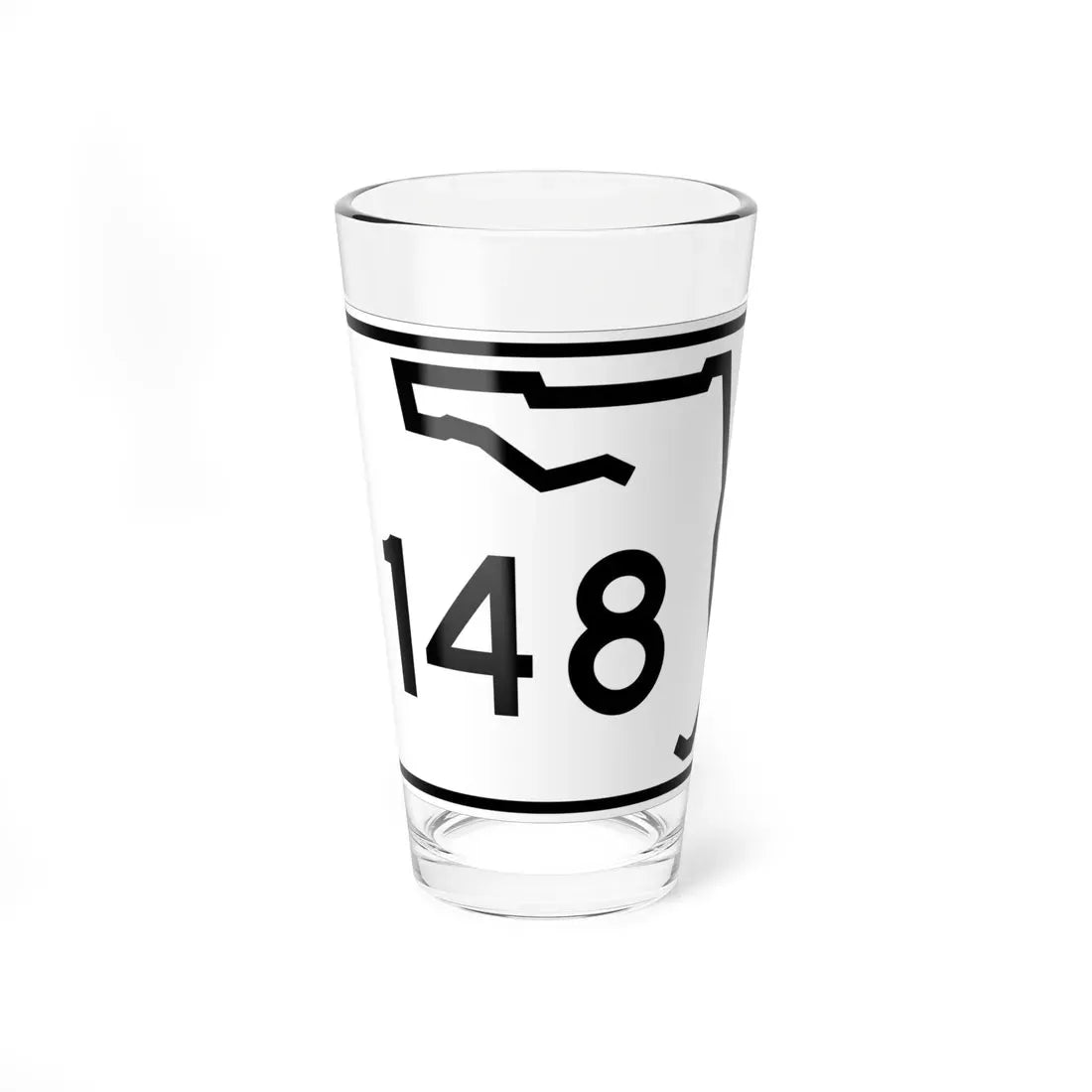 Florida 148 (Florida) (Road Sign) Pint Glass 16oz 16oz - Go Mug Yourself