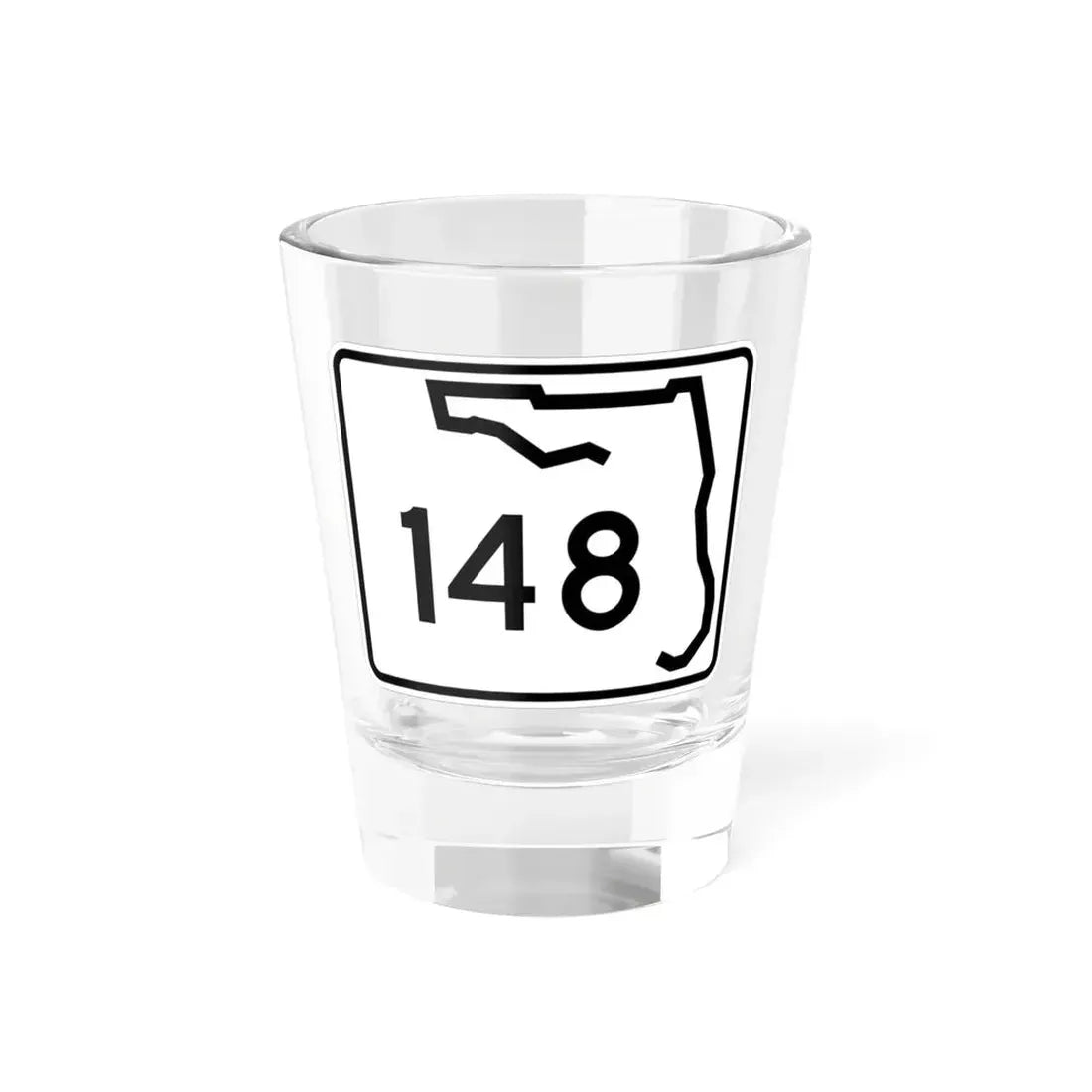 Florida 148 (Florida) (Road Sign) Shot Glass 1.5oz 1.5oz - Go Mug Yourself