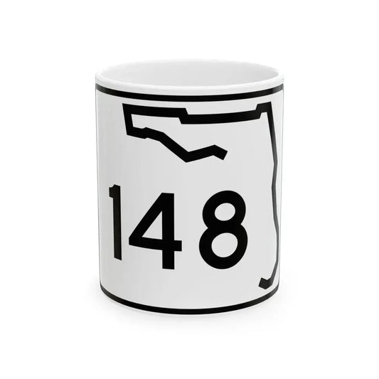 Florida 148 (Florida) (Road Sign) White Coffee Mug 11oz - Go Mug Yourself