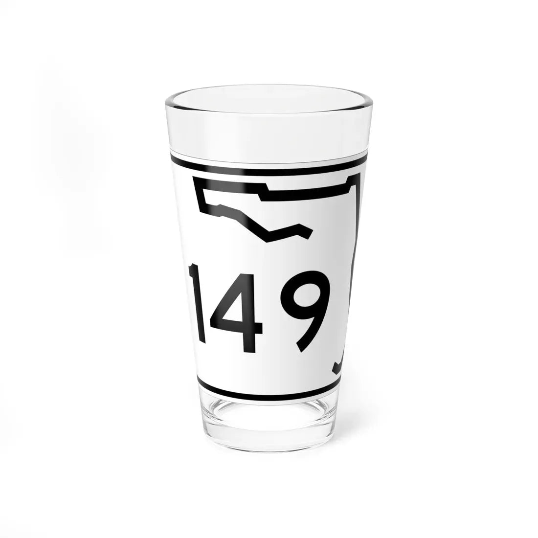 Florida 149 (Florida) (Road Sign) Pint Glass 16oz 16oz - Go Mug Yourself