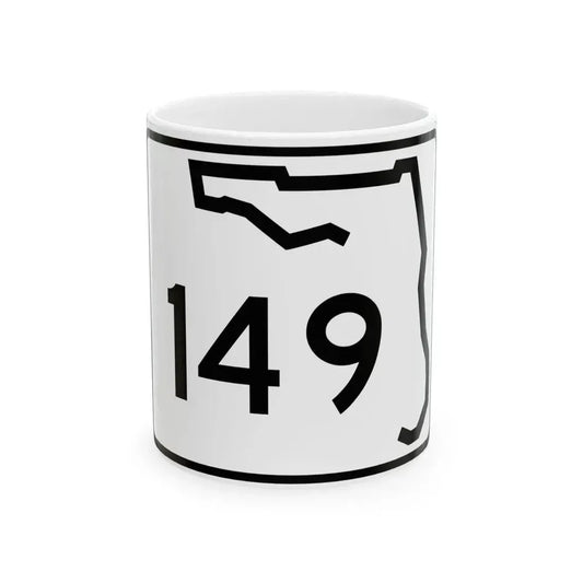 Florida 149 (Florida) (Road Sign) White Coffee Mug 11oz - Go Mug Yourself