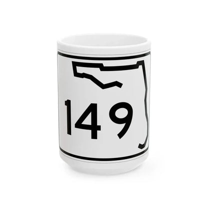Florida 149 (Florida) (Road Sign) White Coffee Mug 15oz - Go Mug Yourself
