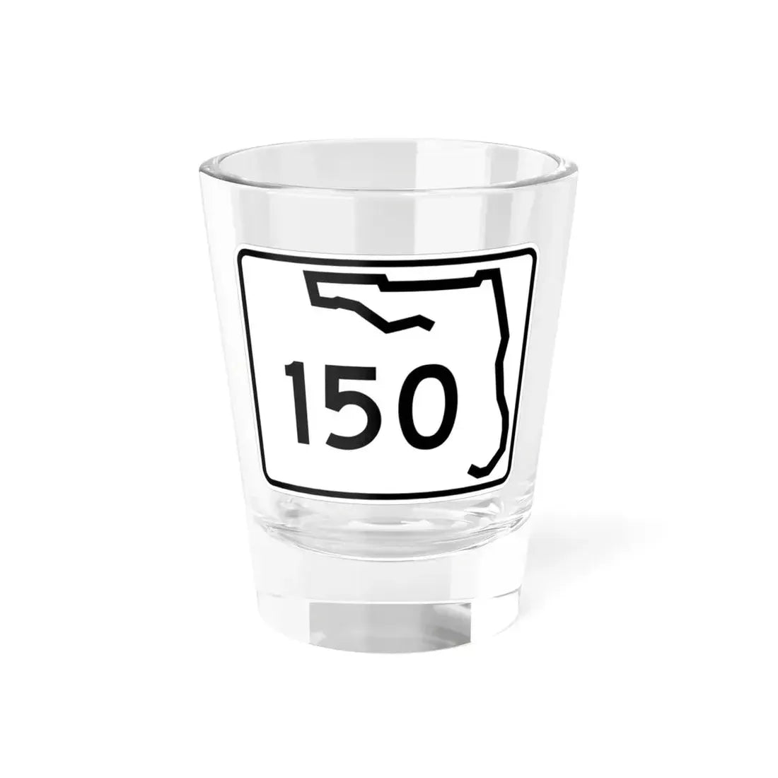 Florida 150 (Florida) (Road Sign) Shot Glass 1.5oz 1.5oz - Go Mug Yourself