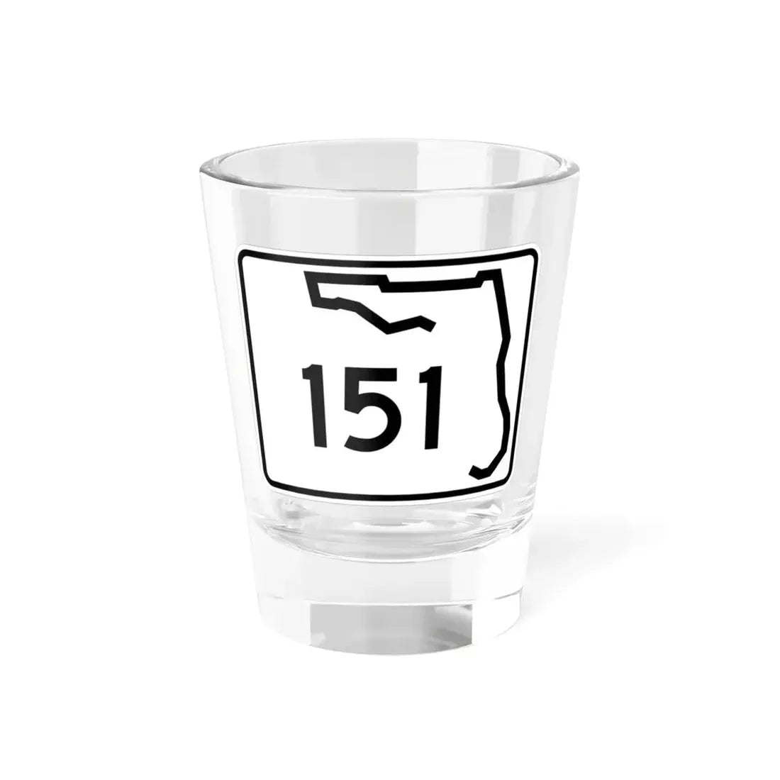 Florida 151 (Florida) (Road Sign) Shot Glass 1.5oz 1.5oz - Go Mug Yourself