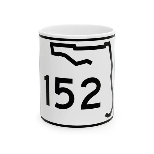 Florida 152 (Florida) (Road Sign) White Coffee Mug 11oz - Go Mug Yourself