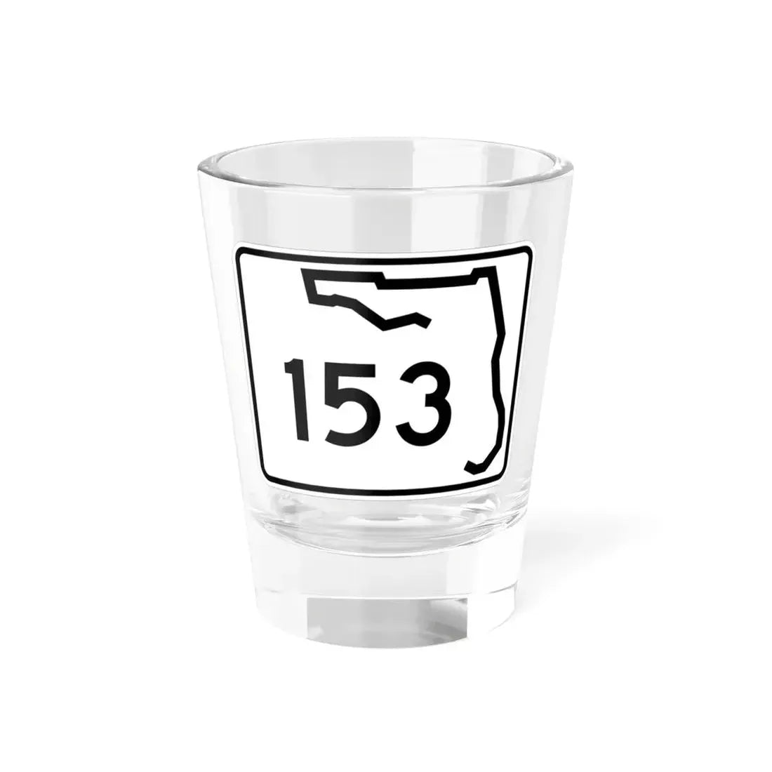 Florida 153 (Florida) (Road Sign) Shot Glass 1.5oz 1.5oz - Go Mug Yourself