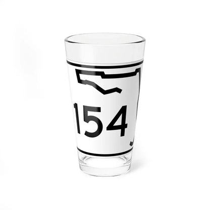 Florida 154 (Florida) (Road Sign) Pint Glass 16oz 16oz - Go Mug Yourself