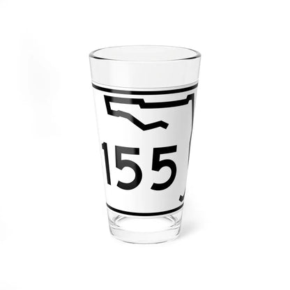 Florida 155 (Florida) (Road Sign) Pint Glass 16oz 16oz - Go Mug Yourself