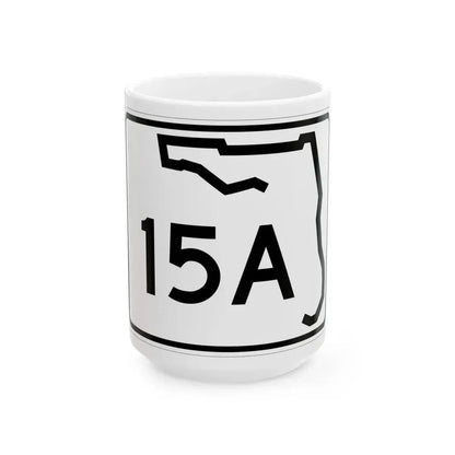 Florida 15A (Florida) (Road Sign) White Coffee Mug 15oz - Go Mug Yourself