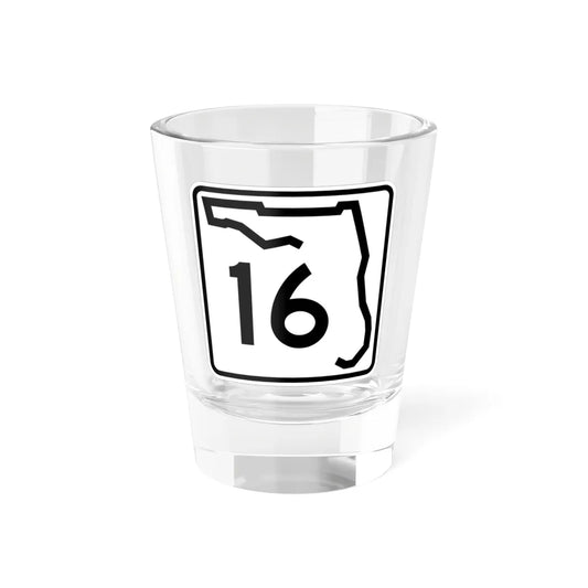 Florida 16 (Florida) (Road Sign) Shot Glass 1.5oz 1.5oz - Go Mug Yourself