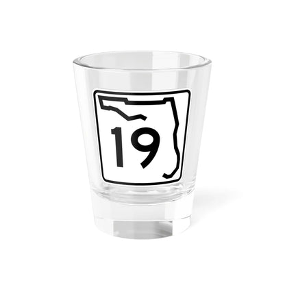Florida 19 (Florida) (Road Sign) Shot Glass 1.5oz 1.5oz - Go Mug Yourself