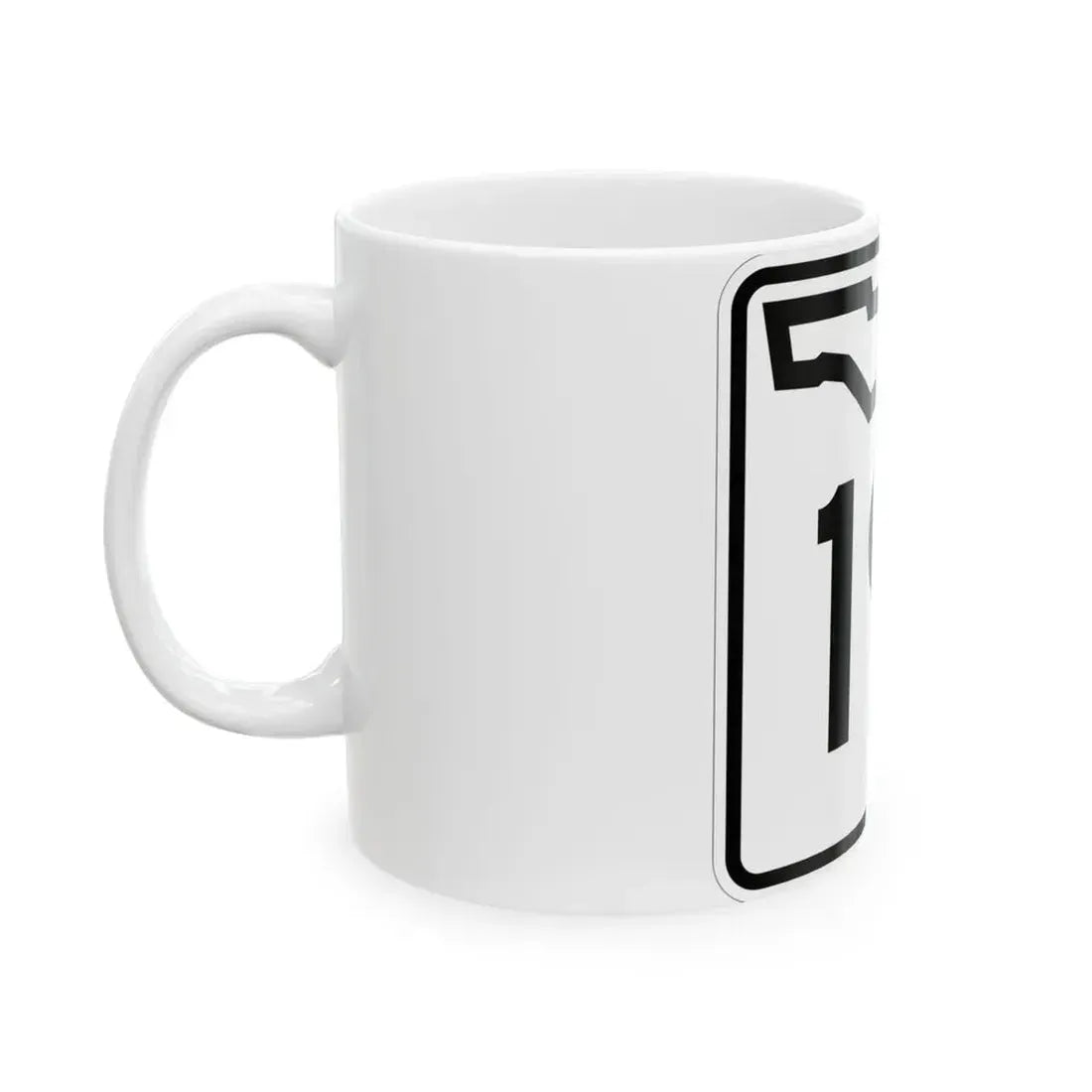 Florida 19 (Florida) (Road Sign) White Coffee Mug - Go Mug Yourself