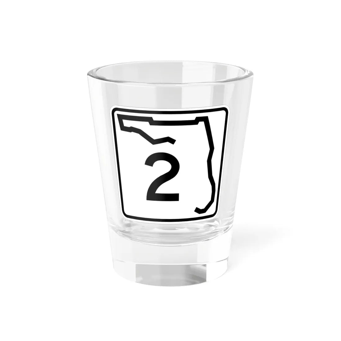 Florida 2 (Florida) (Road Sign) Shot Glass 1.5oz 1.5oz - Go Mug Yourself