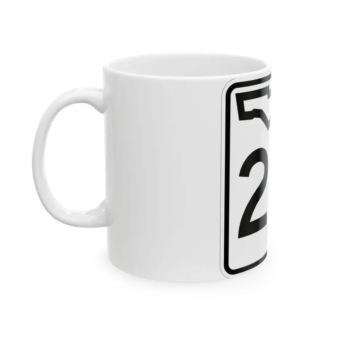 Florida 20 (Florida) (Road Sign) White Coffee Mug - Go Mug Yourself