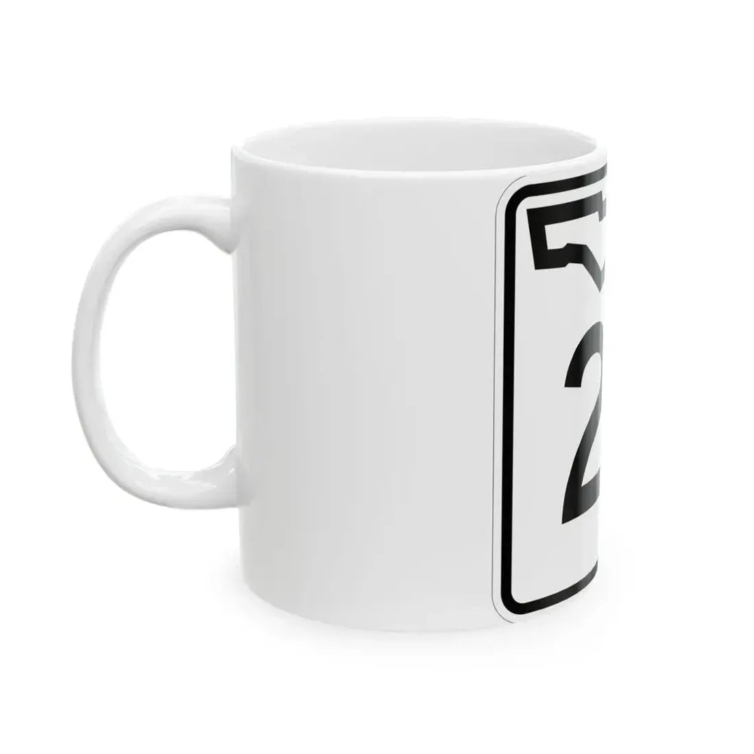 Florida 21 (Florida) (Road Sign) White Coffee Mug - Go Mug Yourself