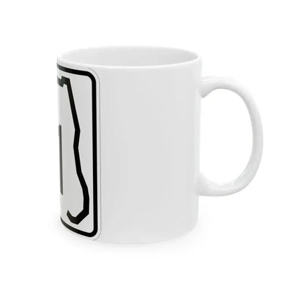 Florida 21 (Florida) (Road Sign) White Coffee Mug - Go Mug Yourself