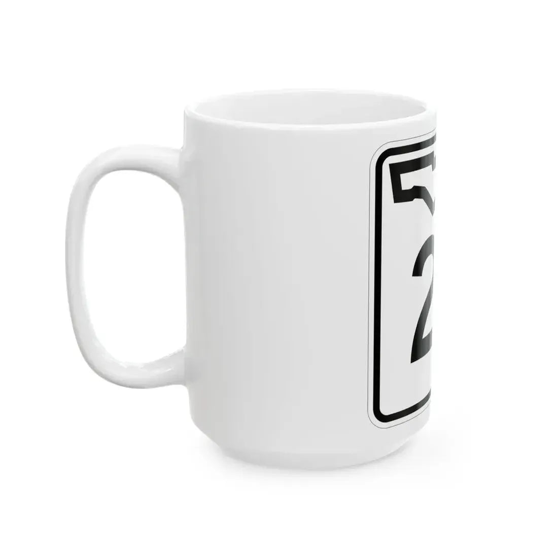 Florida 21 (Florida) (Road Sign) White Coffee Mug - Go Mug Yourself