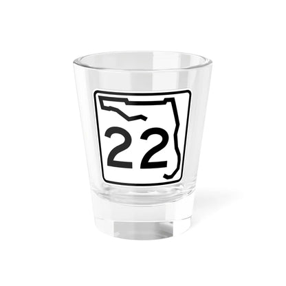 Florida 22 (Florida) (Road Sign) Shot Glass 1.5oz 1.5oz - Go Mug Yourself