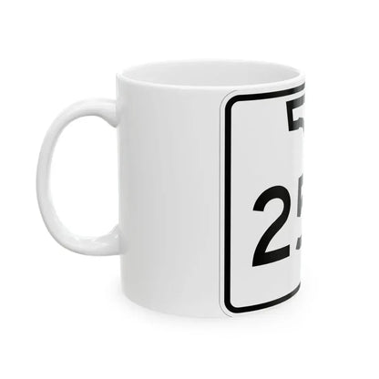 Florida 25A (Florida) (Road Sign) White Coffee Mug - Go Mug Yourself