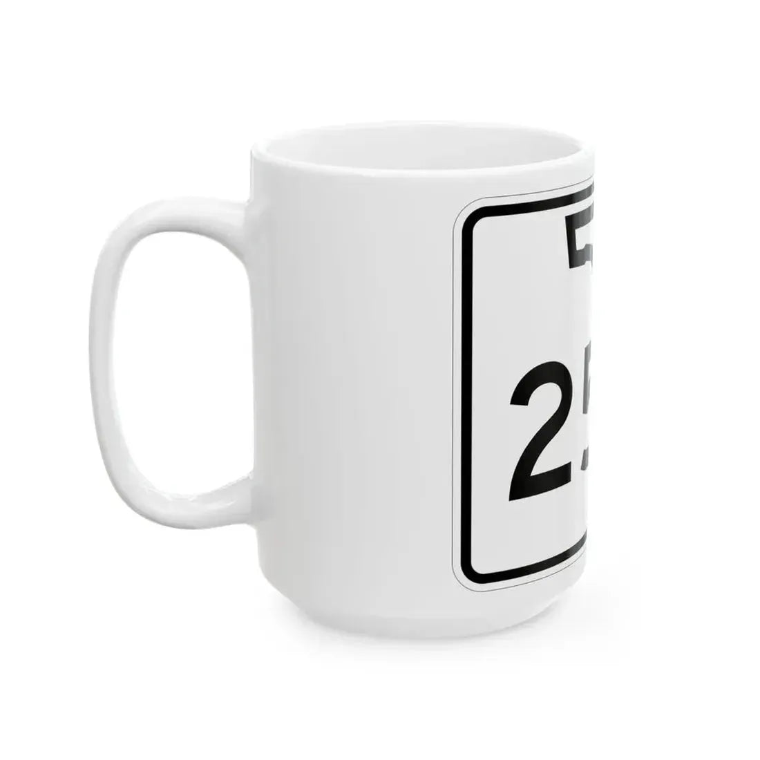 Florida 25A (Florida) (Road Sign) White Coffee Mug - Go Mug Yourself