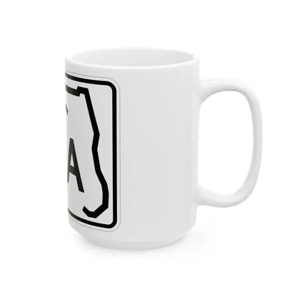 Florida 25A (Florida) (Road Sign) White Coffee Mug - Go Mug Yourself