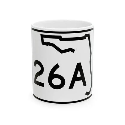 Florida 26A (Florida) (Road Sign) White Coffee Mug 11oz - Go Mug Yourself