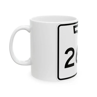 Florida 26A (Florida) (Road Sign) White Coffee Mug - Go Mug Yourself
