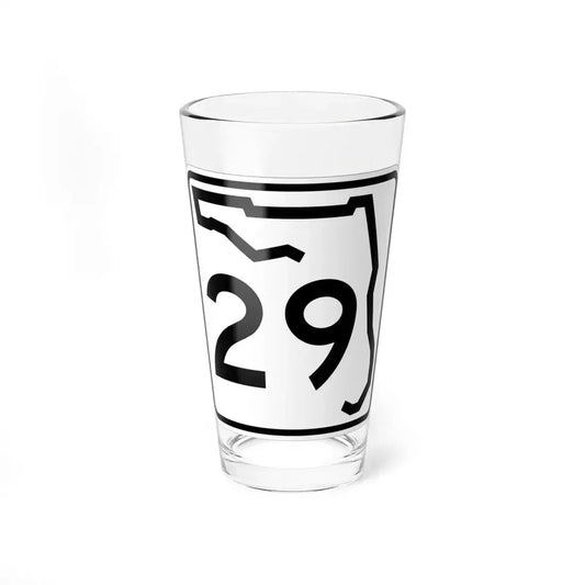 Florida 29 (Florida) (Road Sign) Pint Glass 16oz 16oz - Go Mug Yourself