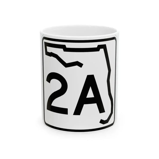 Florida 2A (Florida) (Road Sign) White Coffee Mug 11oz - Go Mug Yourself
