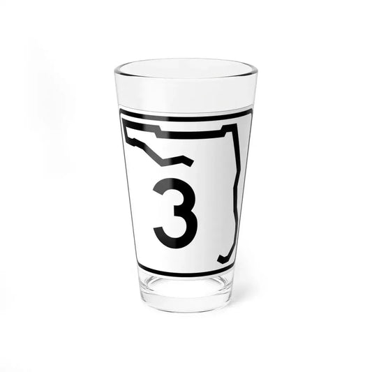 Florida 3 (Florida) (Road Sign) Pint Glass 16oz 16oz - Go Mug Yourself