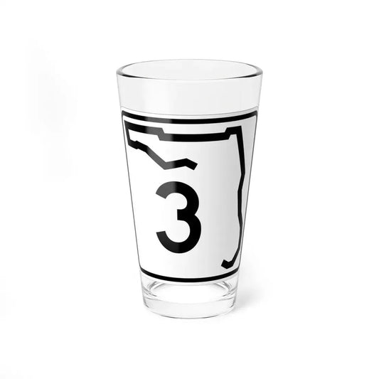 Florida 3 (Florida) (Road Sign) Pint Glss 16oz 16oz - Go Mug Yourself