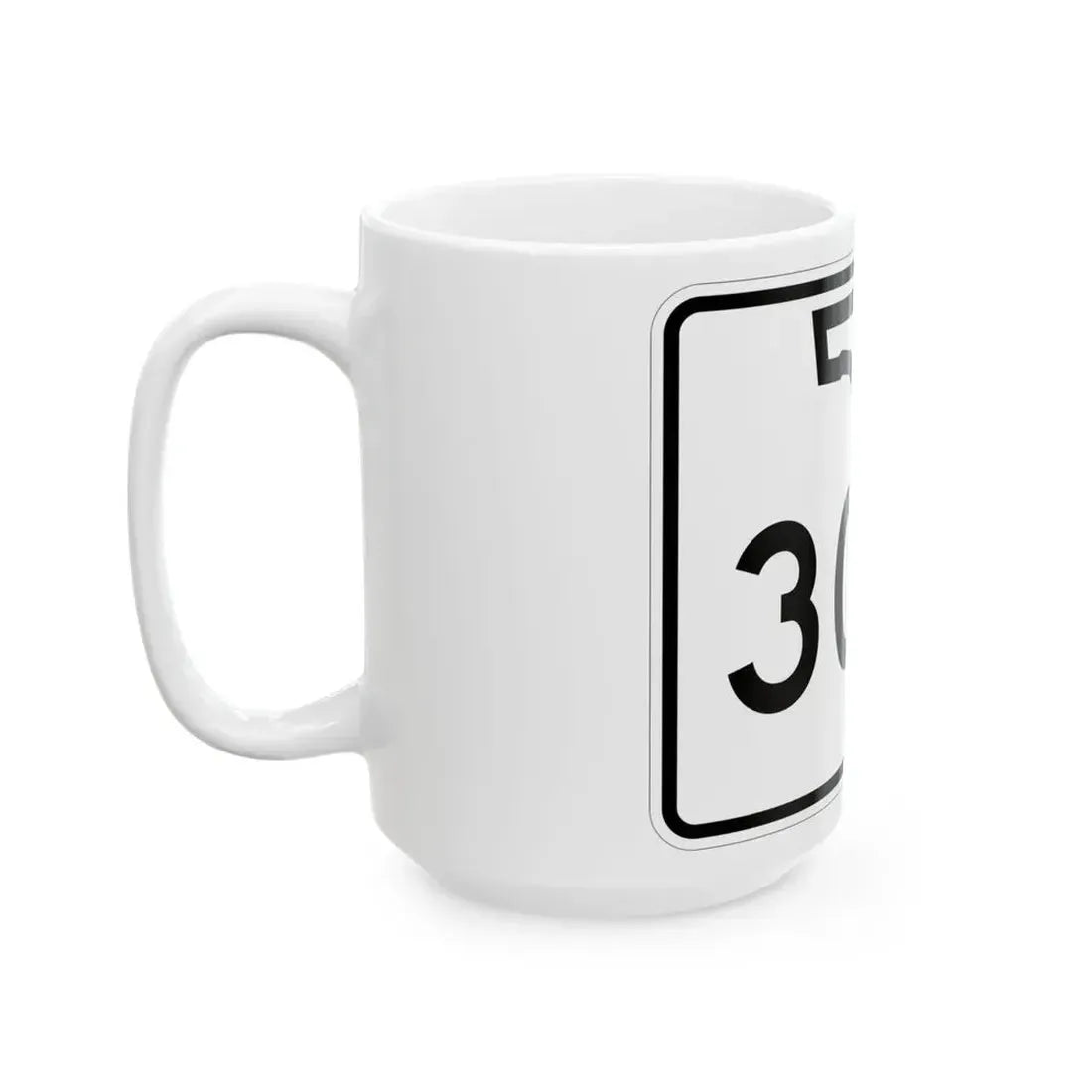 Florida 30A (Florida) (Road Sign) White Coffee Mug - Go Mug Yourself