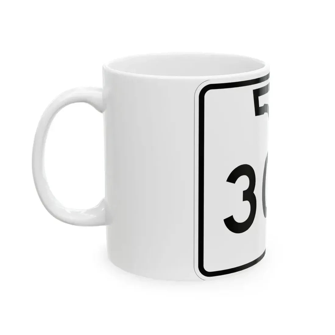 Florida 30B (Florida) (Road Sign) White Coffee Mug - Go Mug Yourself