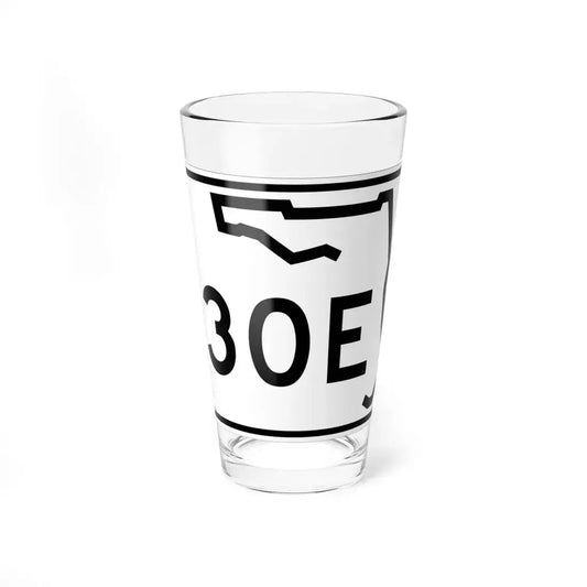 Florida 30E (Florida) (Road Sign) Pint Glass 16oz 16oz - Go Mug Yourself