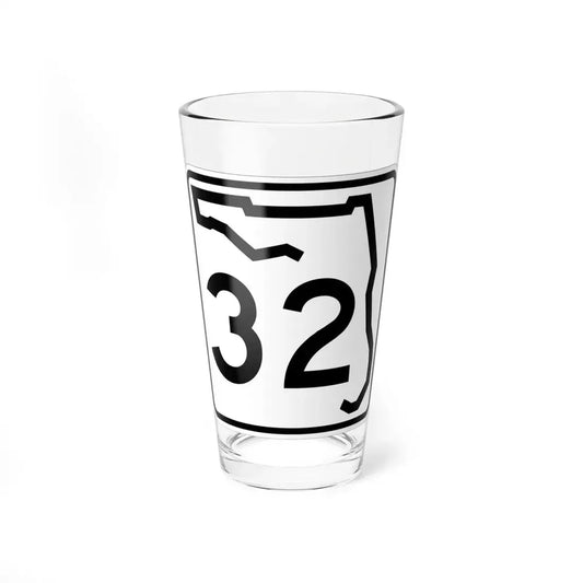 Florida 32 (Florida) (Road Sign) Pint Glss 16oz 16oz - Go Mug Yourself