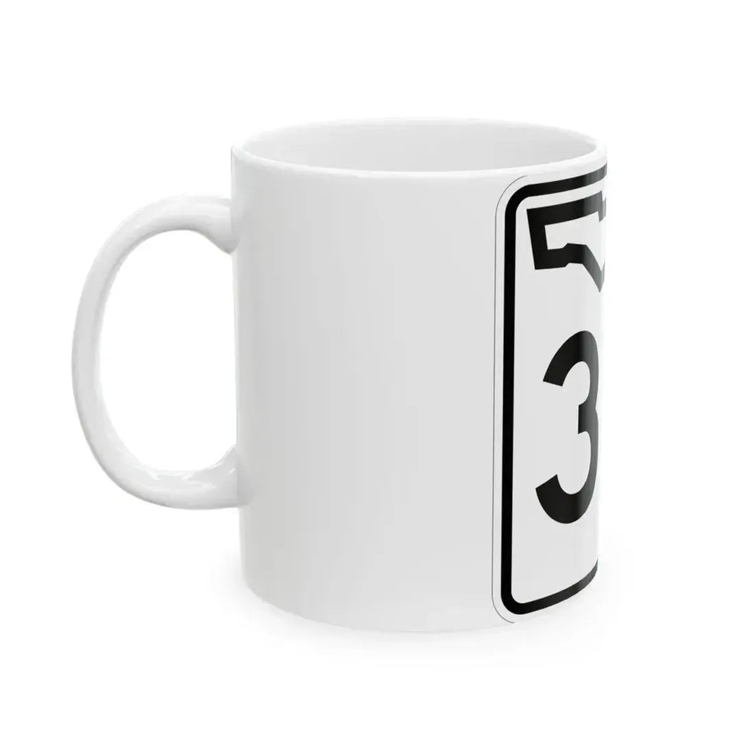 Florida 33 (Florida) (Road Sign) White Coffee Mug - Go Mug Yourself