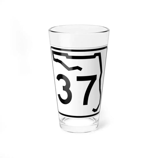 Florida 37 (Florida) (Road Sign) Pint Glass 16oz 16oz - Go Mug Yourself