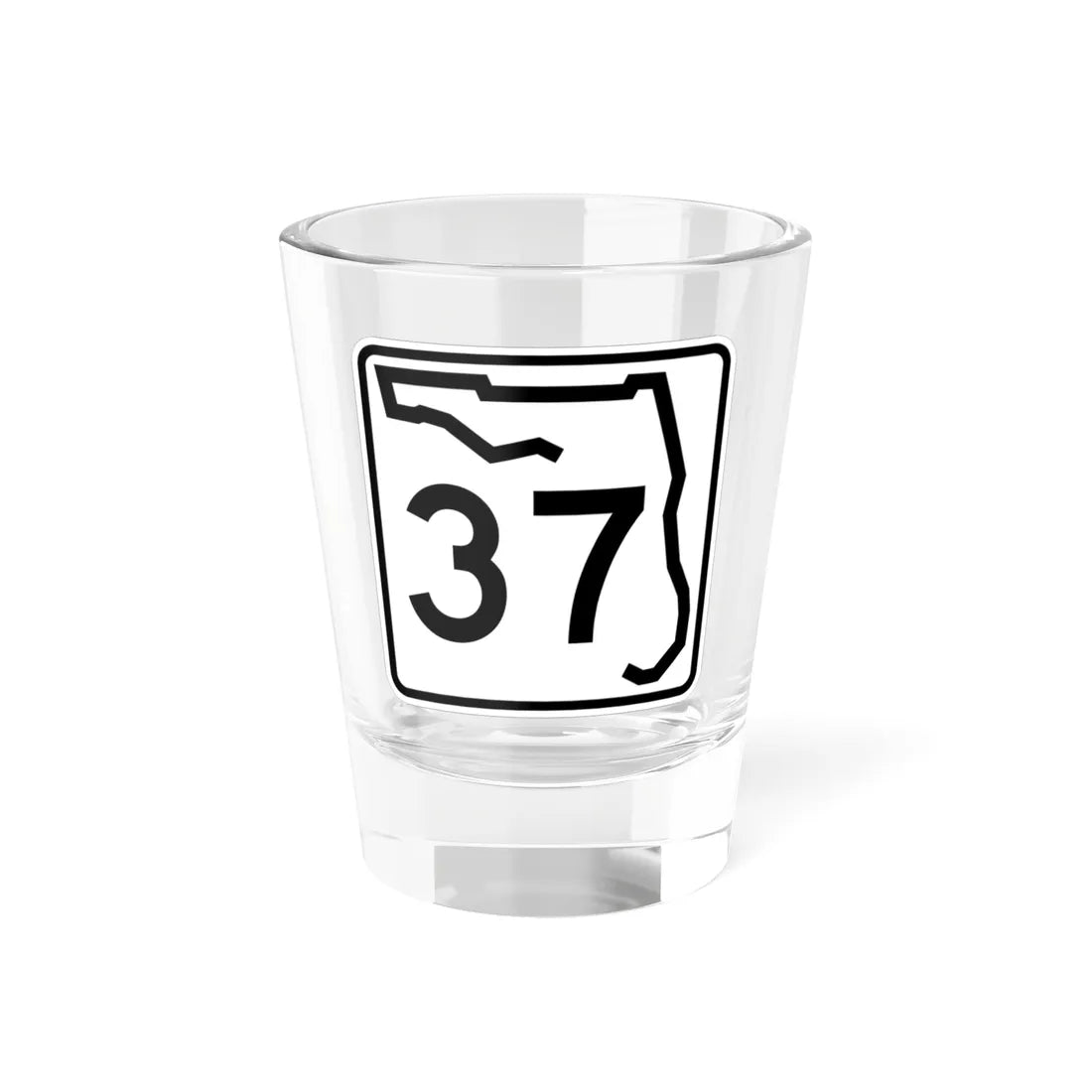 Florida 37 (Florida) (Road Sign) Shot Glass 1.5oz 1.5oz - Go Mug Yourself