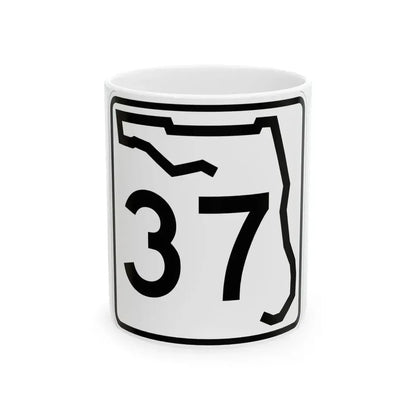 Florida 37 (Florida) (Road Sign) White Coffee Mug 11oz - Go Mug Yourself