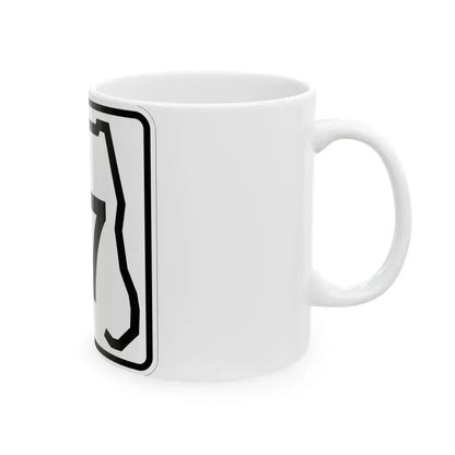 Florida 37 (Florida) (Road Sign) White Coffee Mug - Go Mug Yourself