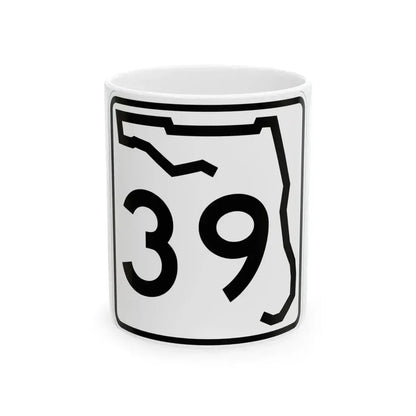 Florida 39 (Florida) (Road Sign) White Coffee Mug 11oz - Go Mug Yourself