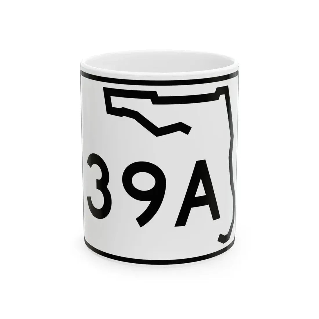 Florida 39A (Florida) (Road Sign) White Coffee Mug 11oz - Go Mug Yourself