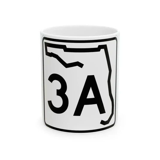 Florida 3A (Florida) (Road Sign) White Coffee Mug 11oz - Go Mug Yourself