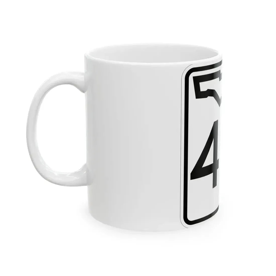 Florida 40 (Florida) (Road Sign) White Coffee Mug - Go Mug Yourself